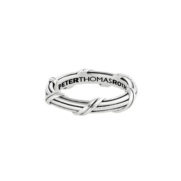 Peter Thomas Roth Overlap Band in Sterling Silver 4MM